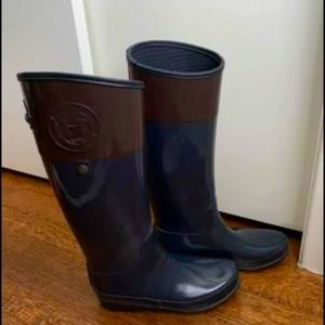 Hunter two-tone riding rain boot